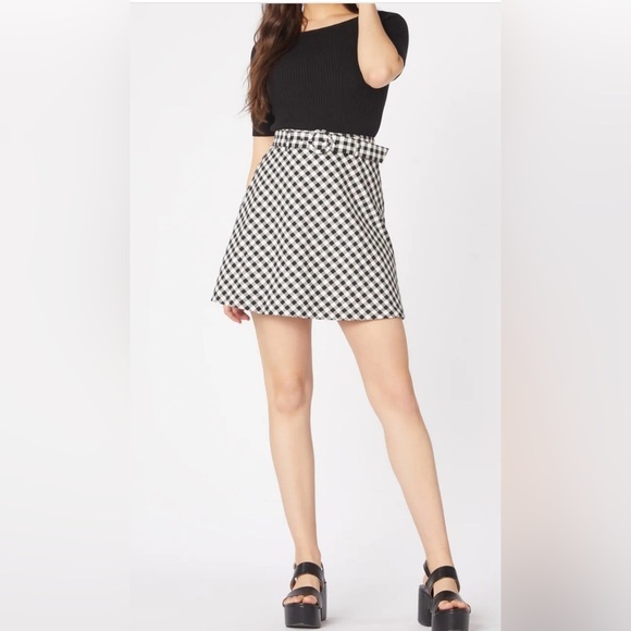 ModCloth Princess Highway|Olive plaid mini skirt!Clueless 90’s style 🫶🏻NWT - Picture 11 of 14